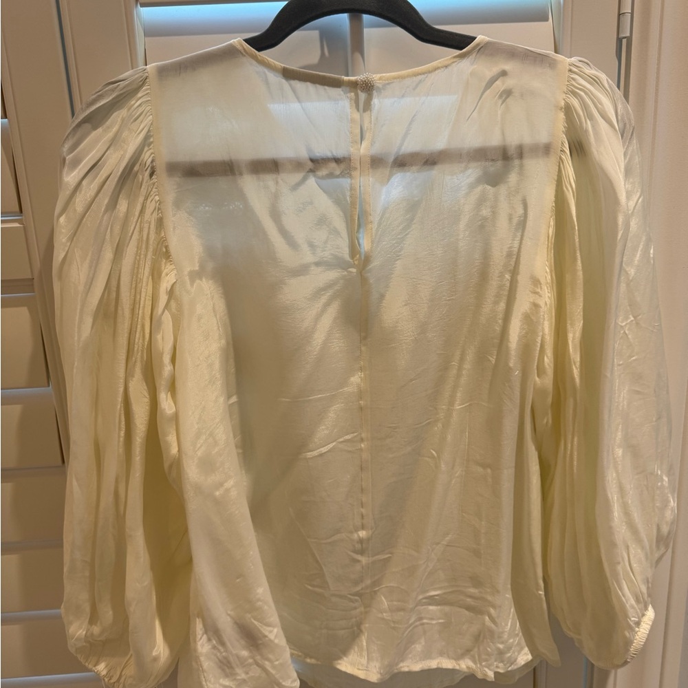 FARM RIO Lace Inset Blouse - Size Small - Picture 4 of 6